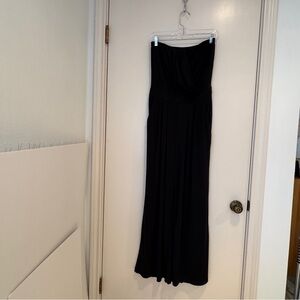 NWT Express Black Strapless Maxi jumpsuit